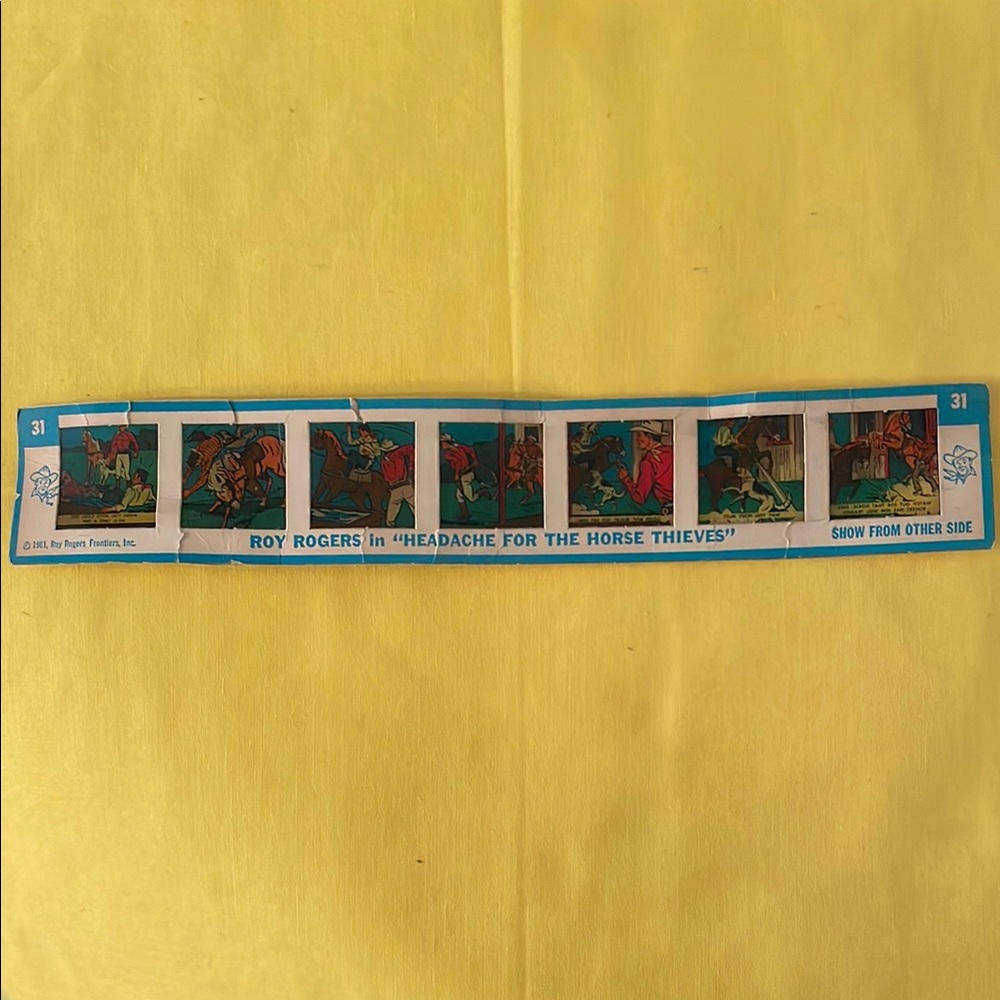 Vintage Roy Rogers Film Strip